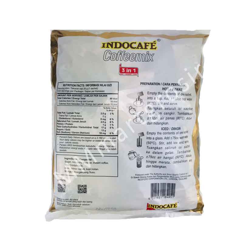 Indocafe / Coffeemix / Minuman Serbuk Kopi / Kopi 3 IN 1 2000g