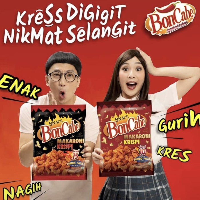 

Instant-Camilan- Snack Boncabe Makaroni Crispi Level 15, Inilah Dia Produk Terbaru Dari - Jumbo Lvl