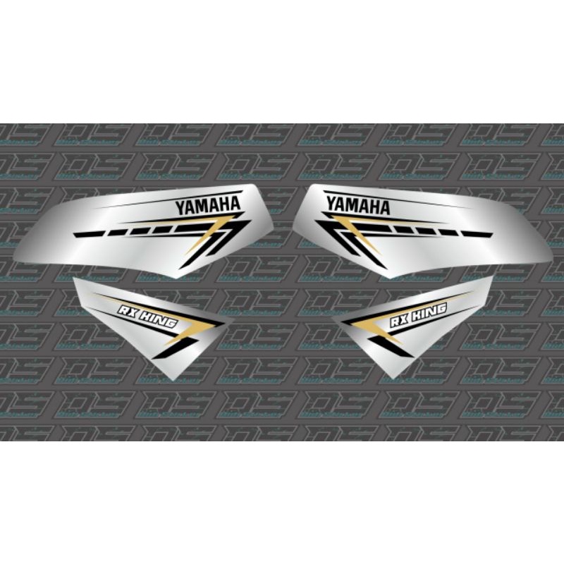 STRIPING TRANSPARAN RX-KING COSTUM II STRIPING RX KING VARIASI-SILVER