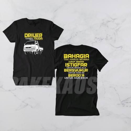 BAJU KAOS DISTRO PRIA DRIVER MUDA SUZUKI MOBIL CARRY PICKUP COWOK KEREN MUDA BERKUALITAS