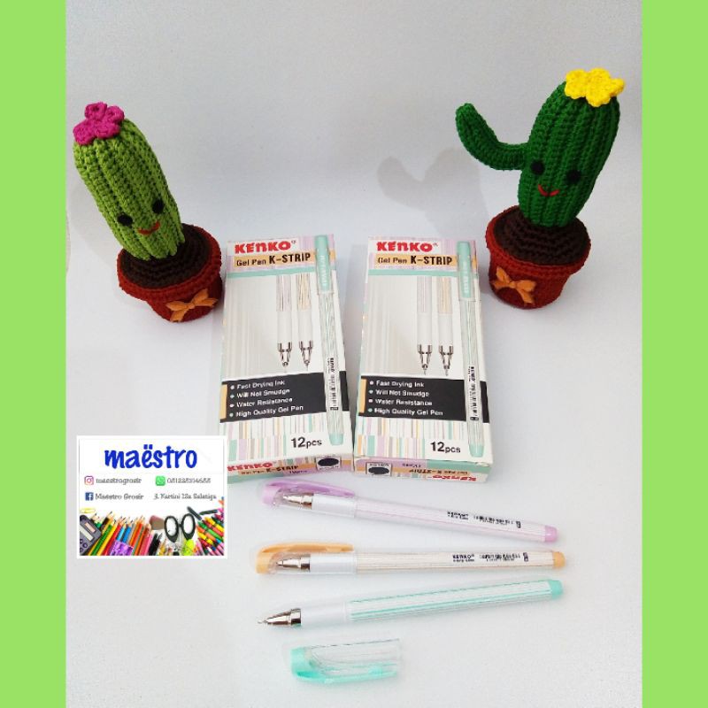 

Gel Pen K-Strip Kenko / Kenko K-Strip / Gel Pen Murah
