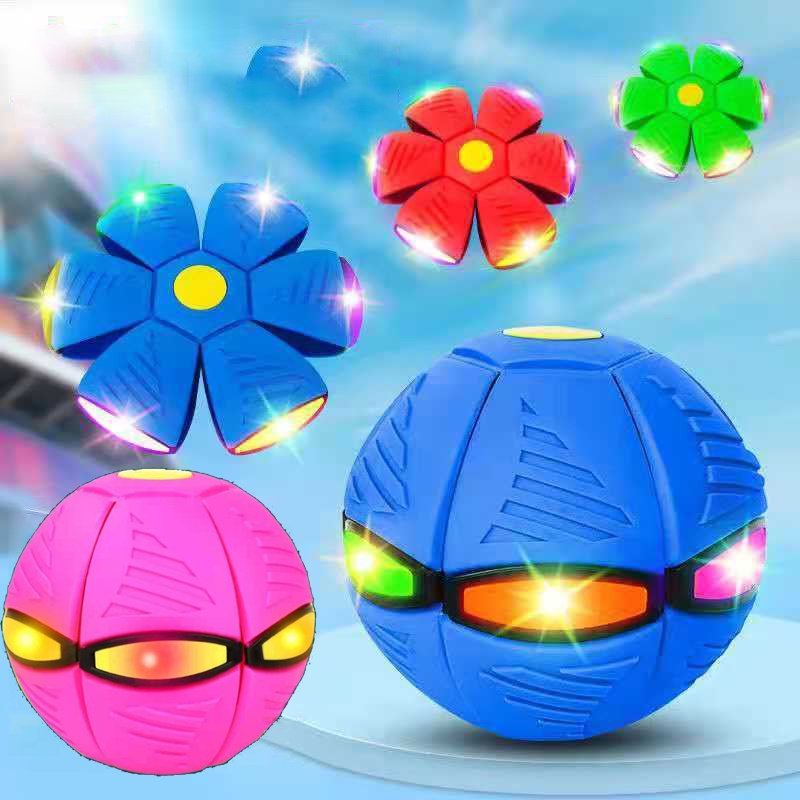 Mainan Bula Ufo Magic Ball Mainan Bola Injak Bola Loncat LED