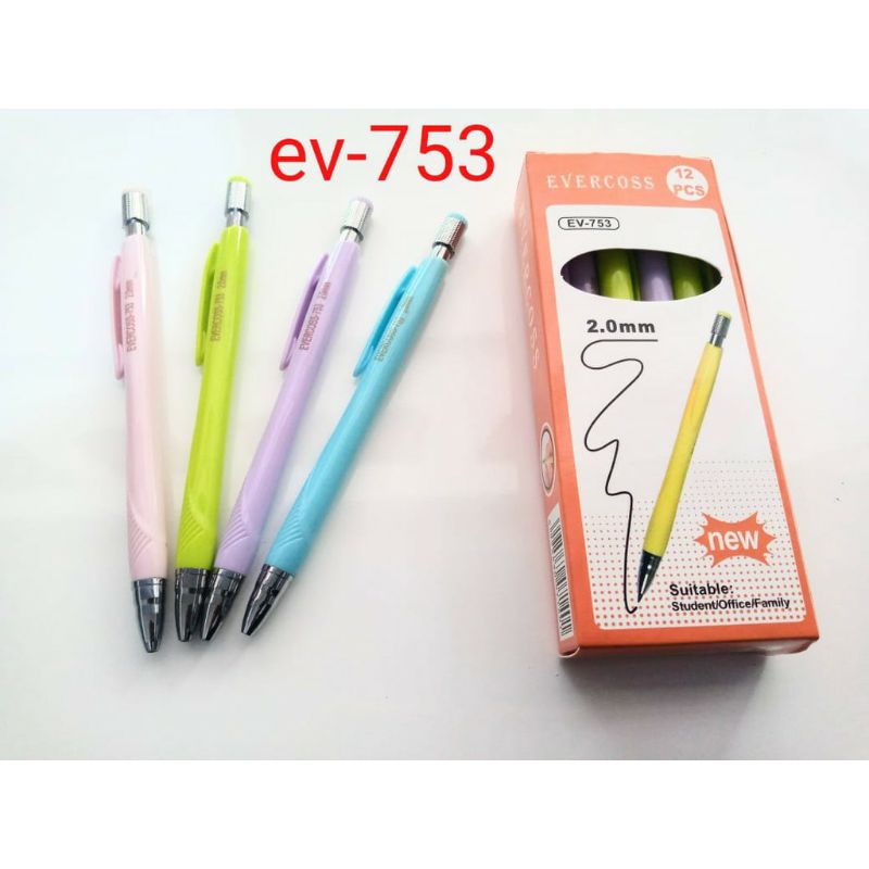

PENSIL MEKANIK CETEKAN EVERCROSS 2.0mm besar