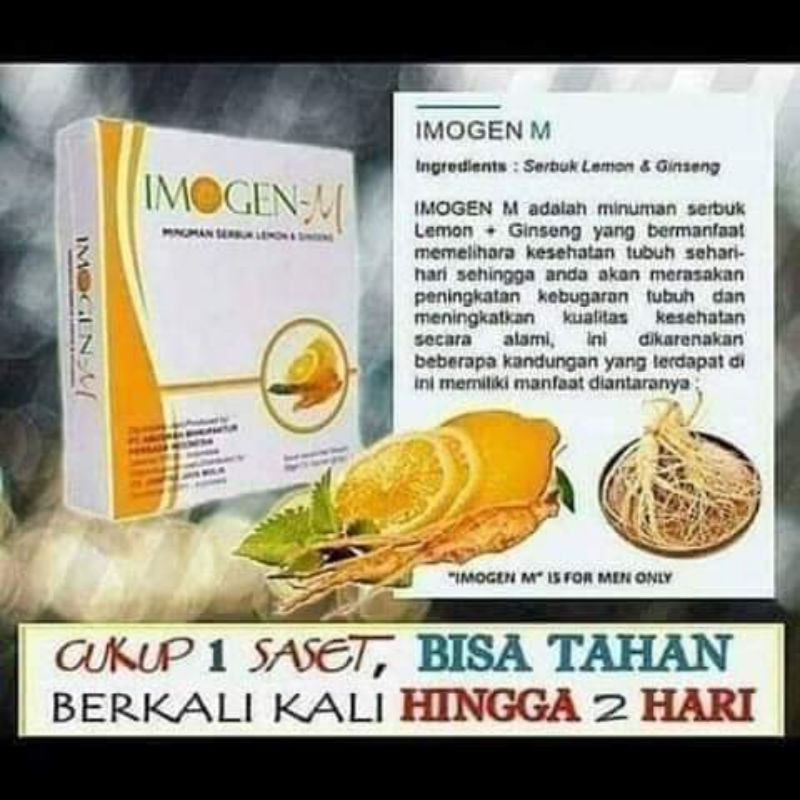 [ IMOGEN ] Imogen M Harga Satu Saset