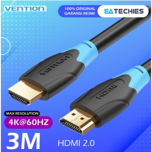 [3M] Vention HDMI 2.0 Kabel HDMI Male to Male - 4K 1080p 60hz - AAC