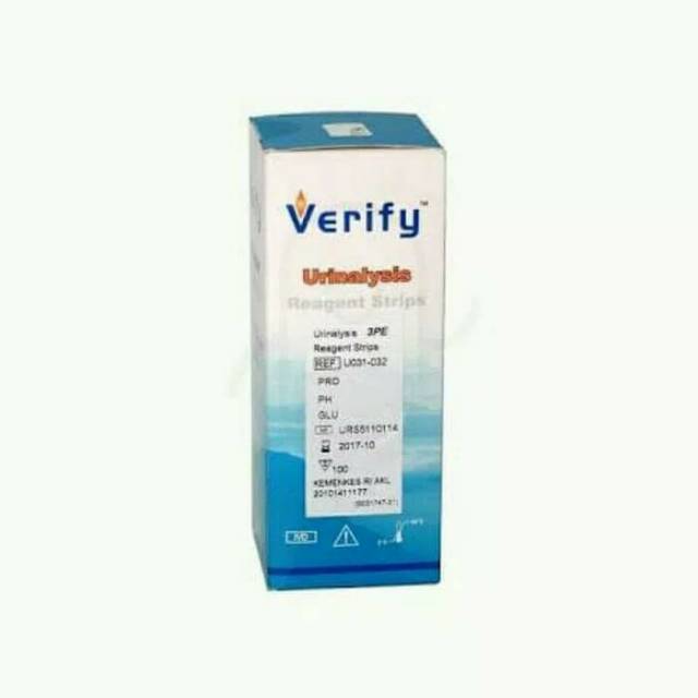 Verify urinalysis test strip 3 PE