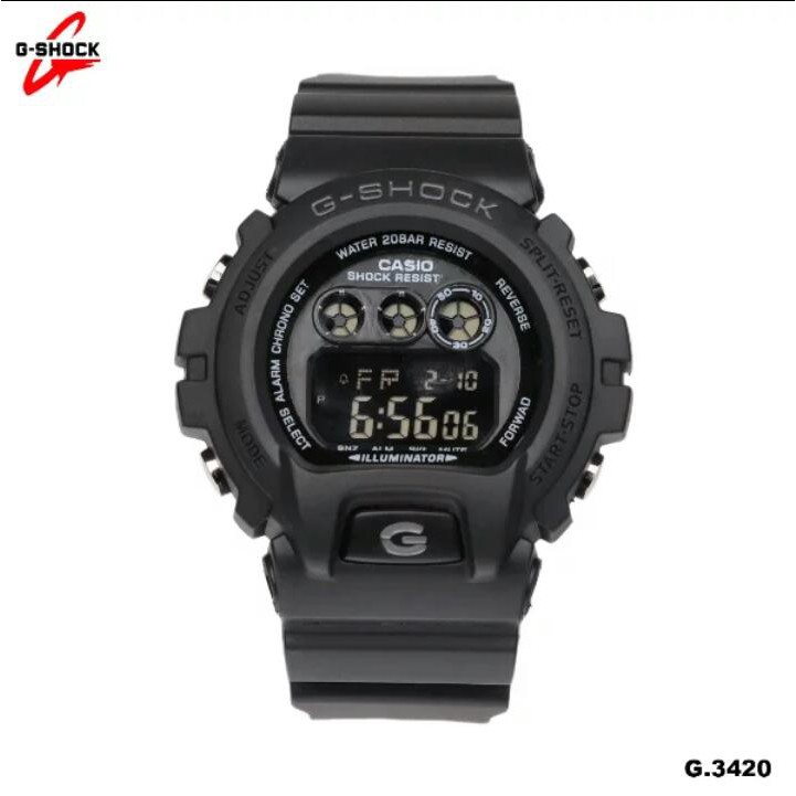 JAM TANGAN PRIA G-SHOCK CASIO 3420 DW 6900 DIGITAL  / JAM TANGAN ANTI AIR