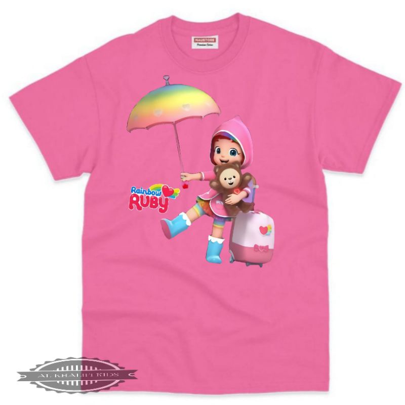 KAOS ANAK RAINBOW RUBY