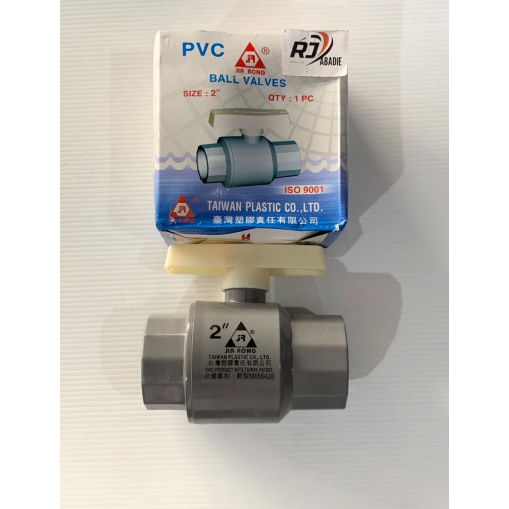 Stop Kran / Ball Valve Pvc Plastik Jia Rong 2&quot;