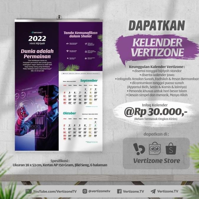 

BAYAR COD Kalender Vertizone 2022 DISKON Kode 760