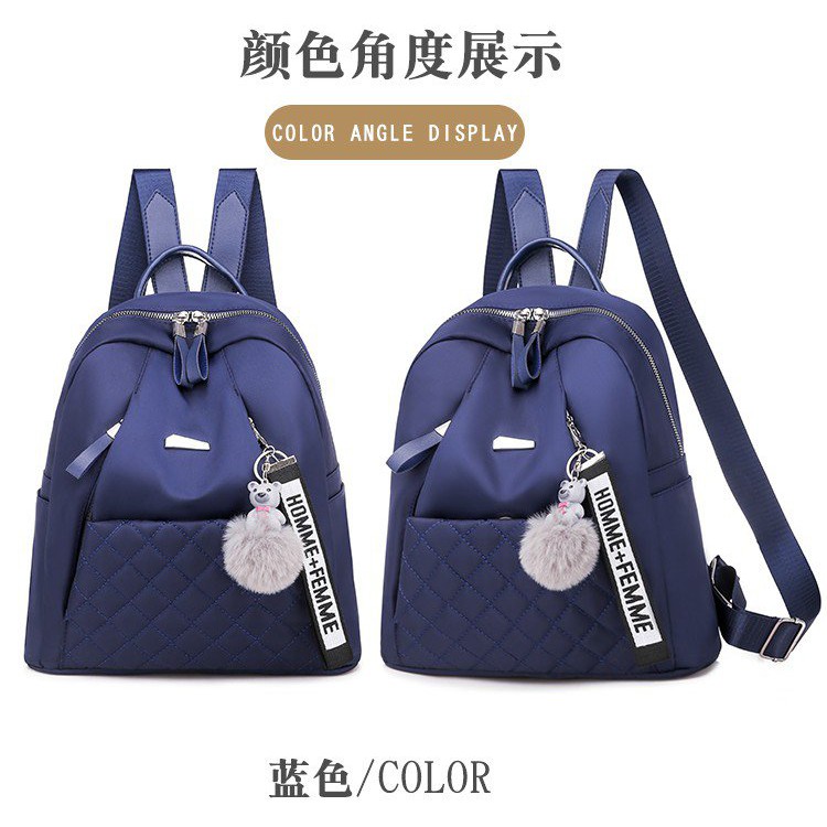 ( 2PC 1KG ) GTBI998012 NEW ARRIVAL TAS IMPORT  RANSEL TERBARU+ASESORIS