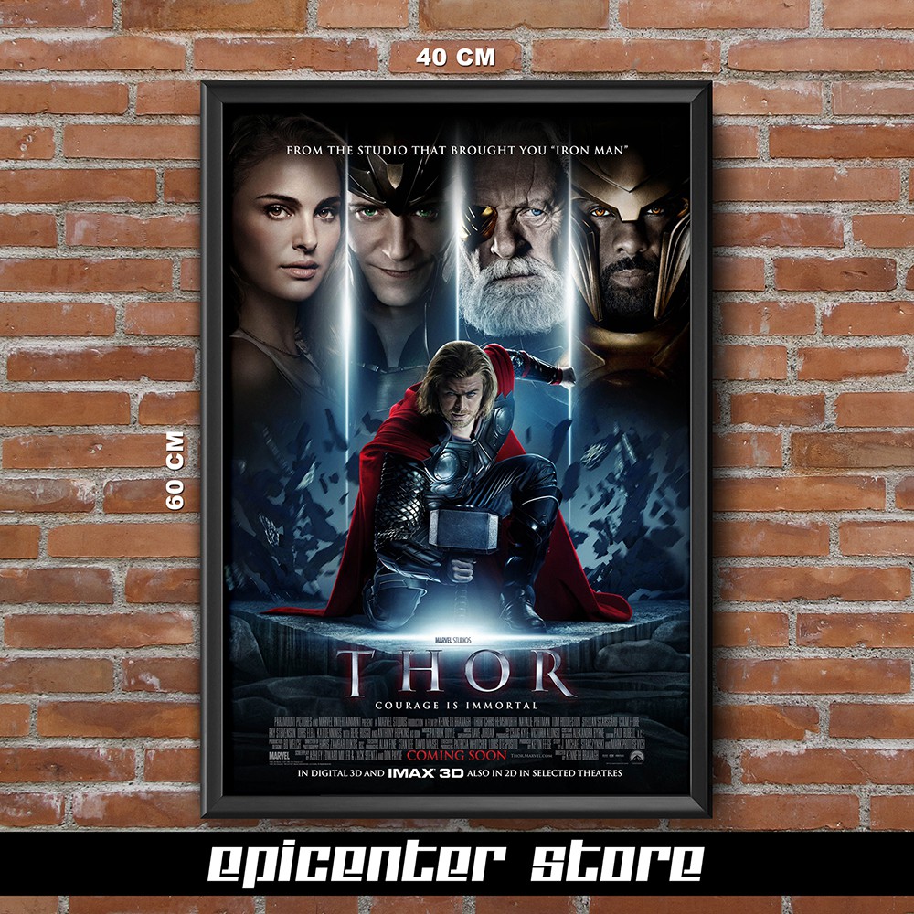 Poster Film Thor - Official 40x60 + Frame