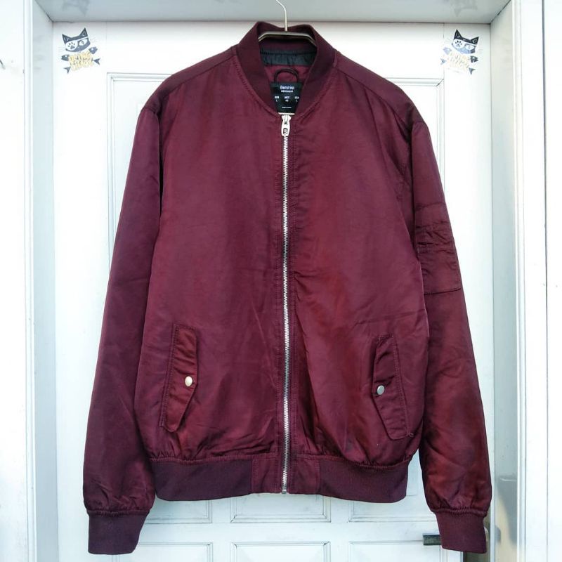 Jaket Bomber Bershka Second Original