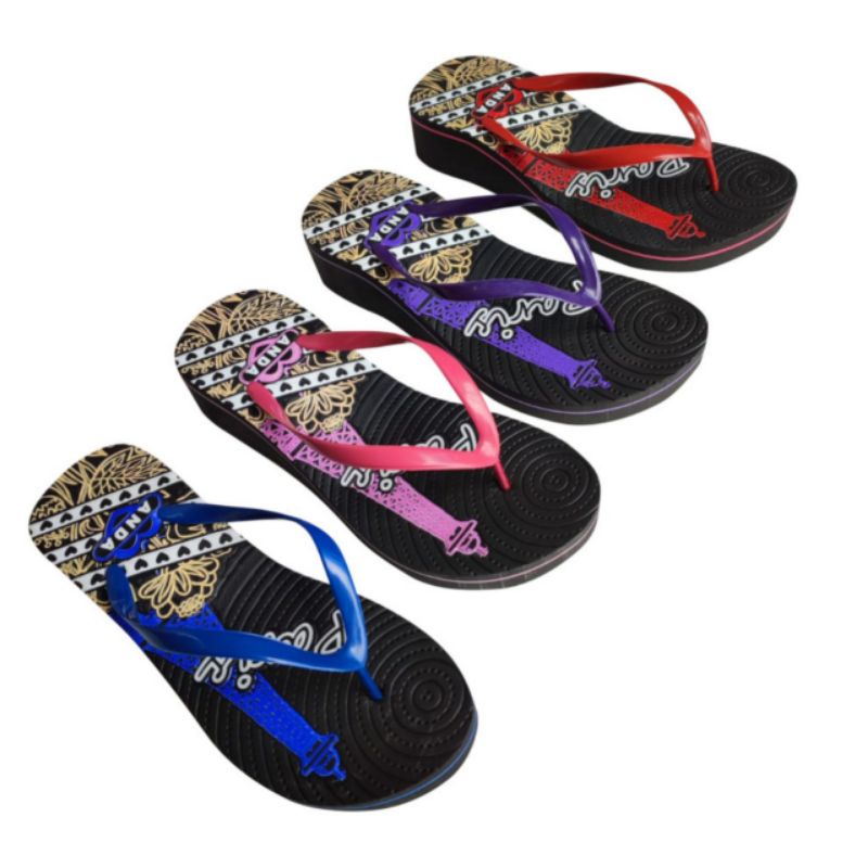 Sandal Wedges Paris Spon Wanita