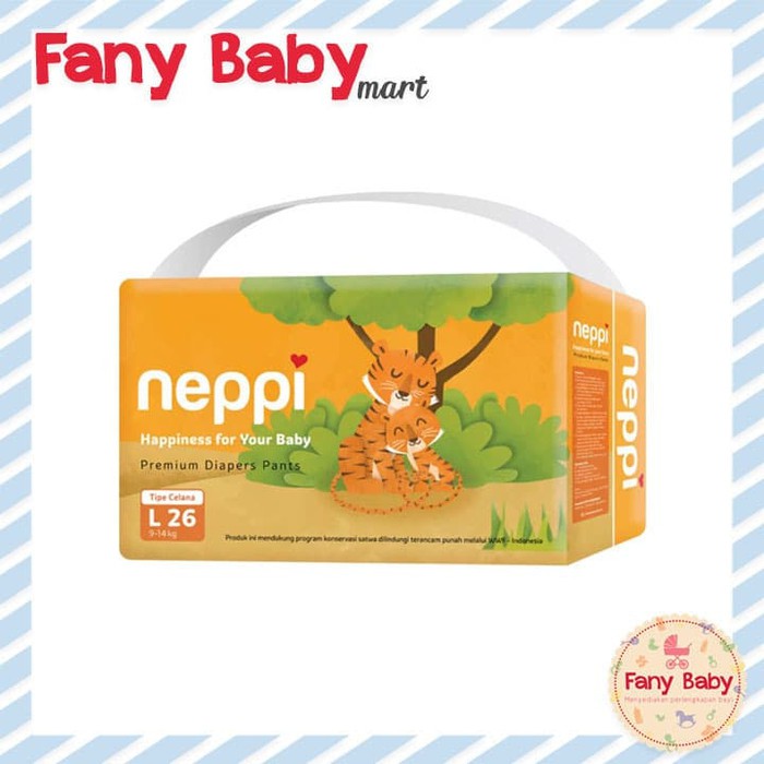 NEPPI BABY DIAPERS PANTS L26 - POPOK CELANA