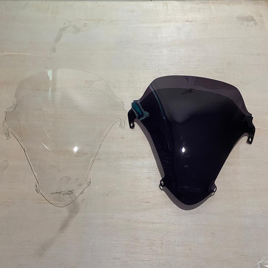 VISOR PCX LOKAL 150 WINDSHIELD HONDA PCX 150 LOKAL UKURAN STANDAR BENING DAN RYBEN