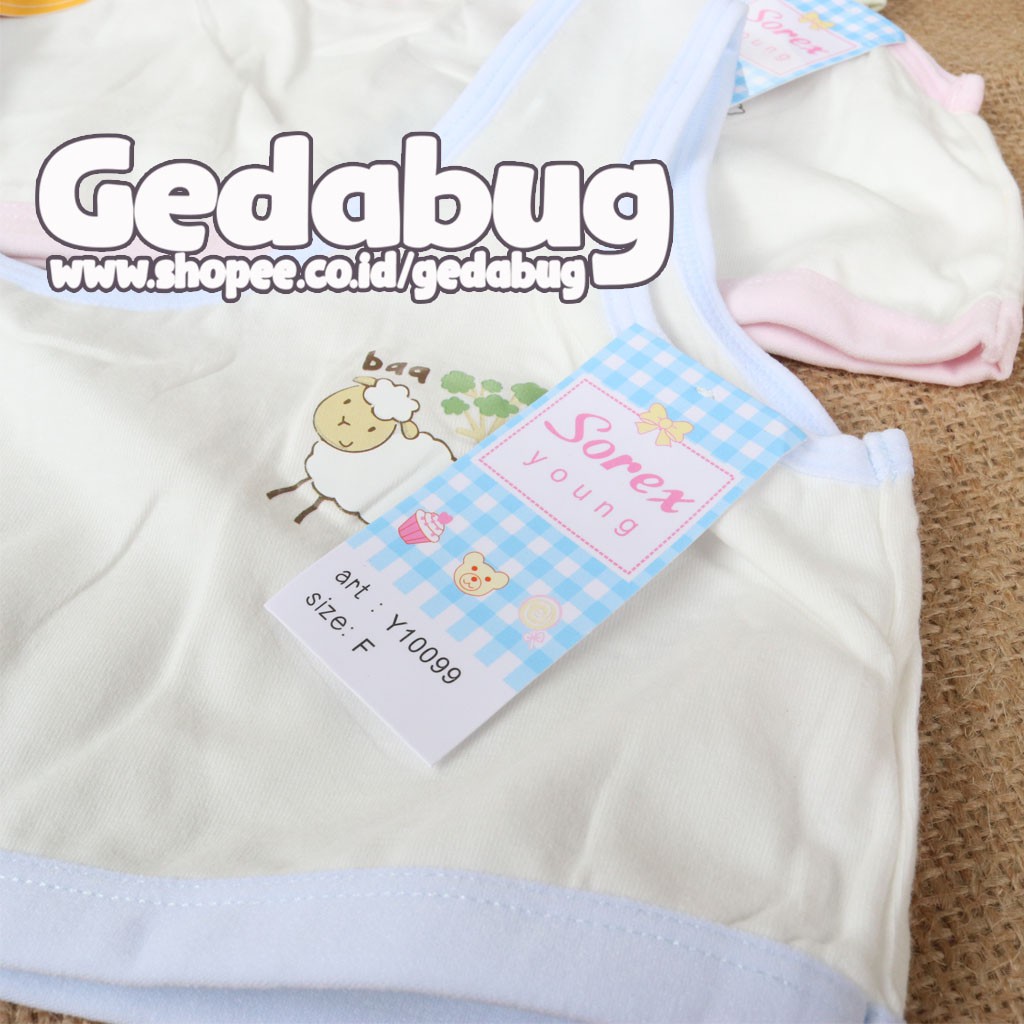 Miniset Anak Remaja Sorex Y10099 / Y 10099 | Step 1 Putih krem List Warna | Gedabug