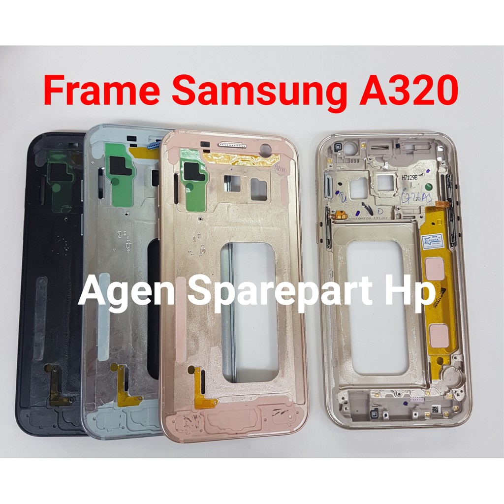 Frame Lcd Tulang Tengah Tatakan Lcd Sansung Galaxy A320 A3 2017