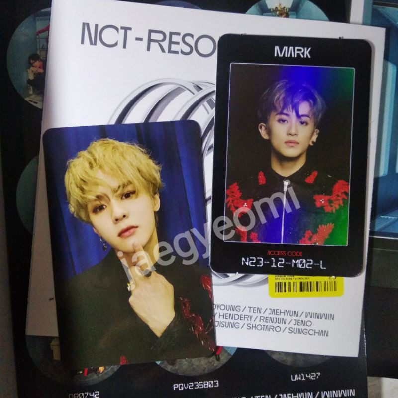 NCT RESONANCE PT.2 Kun Arrival Photocard & Mark Access Card