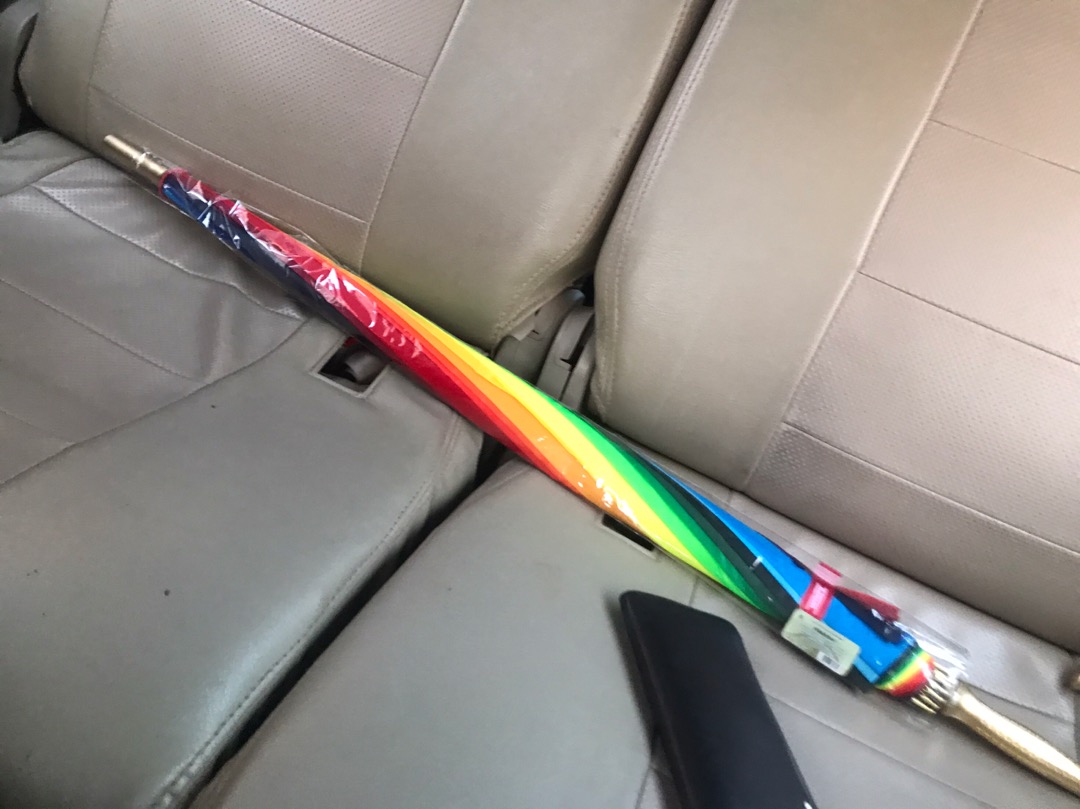 Payung Golf Pelangi Rainbow Jumbo Umbrella
