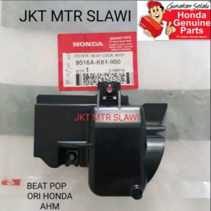 8016A K61 900 cover seat lock assy beat pop ori honda