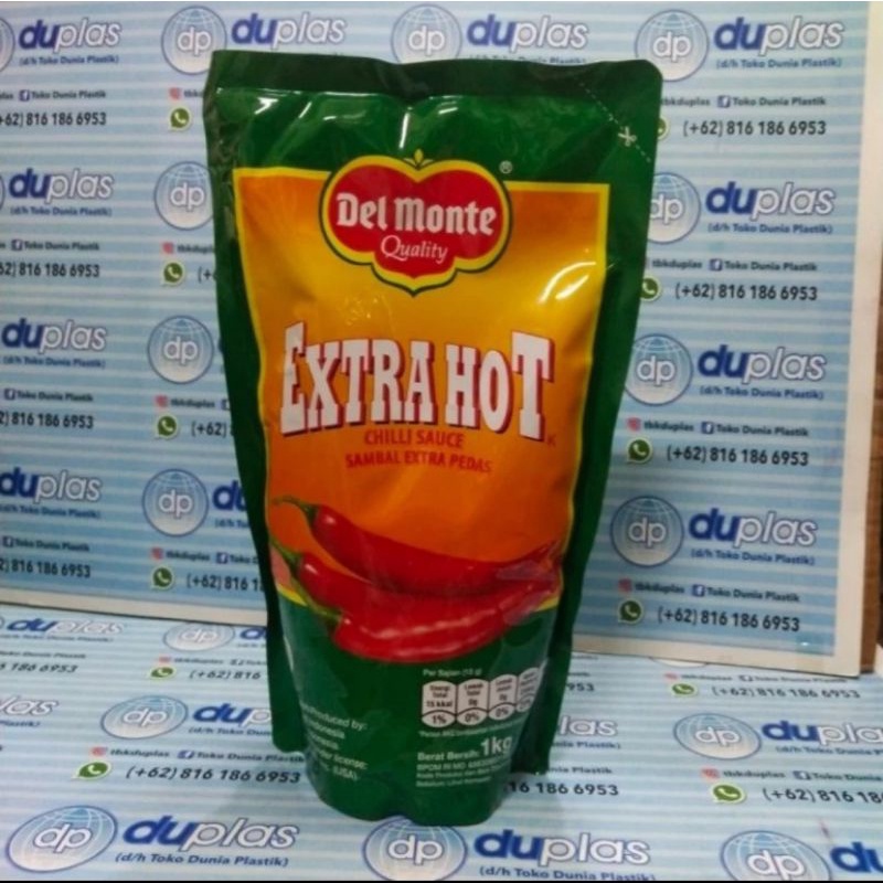 

Saus Sambal Extra Hot Del Monte kemasan 1 kg