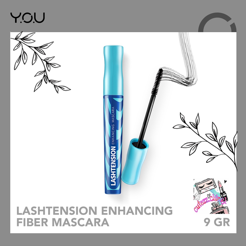 ☃️Cutezz_Ching1☃️YOU Lashtension Enhancing Fiber Mascara 9g - Mascara