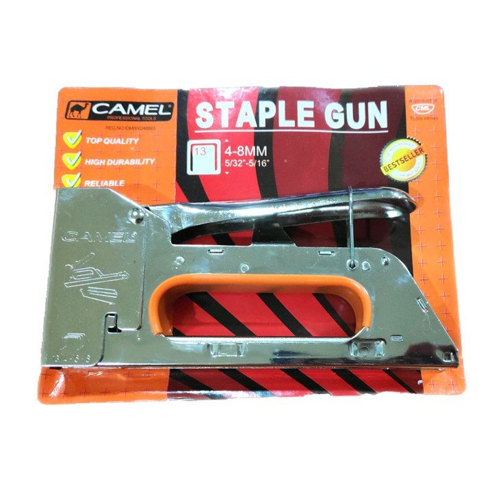 Camel Staple Gun - Stapler 4-8 mm - Staples 4mm-8mm