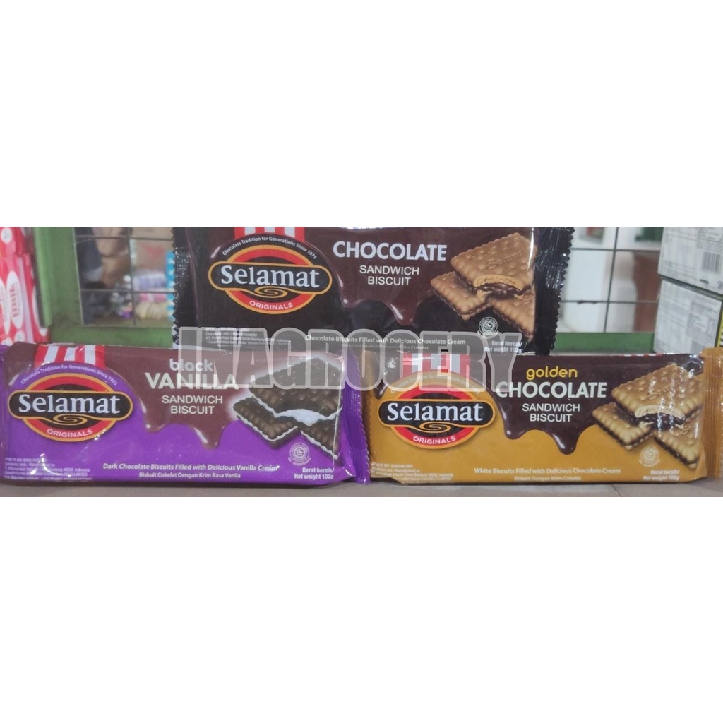 

SELAMAT CHOCOLATE SANDWICH BISCUIT 102GR