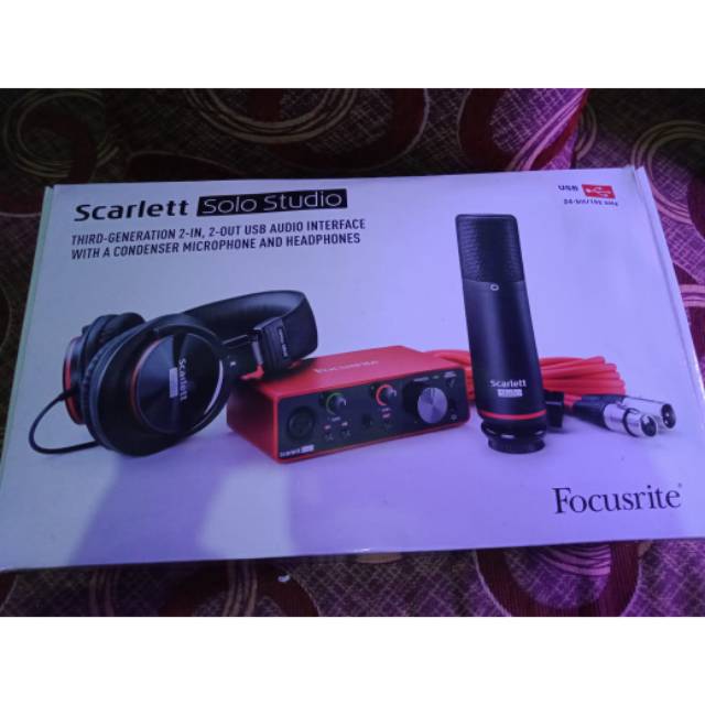 Scarlett Focusrite solo 212 gen 3
