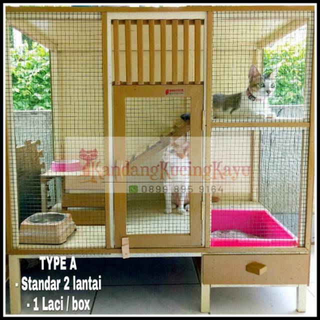 Jual Rumah Kucing Kayu