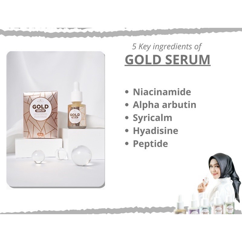 GOLD SERUM BENING'S SKINCARE By OKY PRATAMA