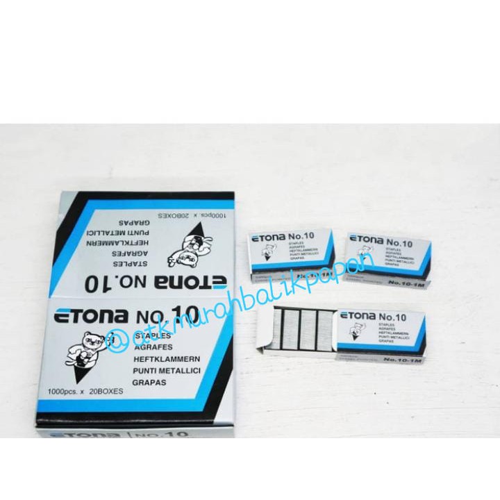 

Isi Stapler No. 10-1 Etona.