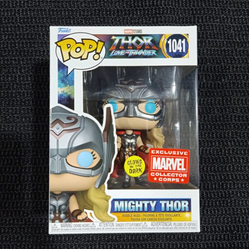 Funko Pop MARVEL STUDIOS: THOR LOVE AND THUNDER: MIGHTY THOR #1041 (Glows In The Dark) (Marvel Exclu