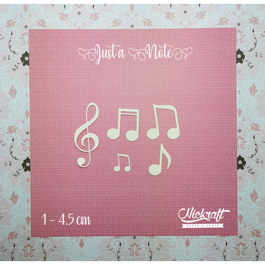 

JUST A NOTE - Bahan Scrapbook Musik