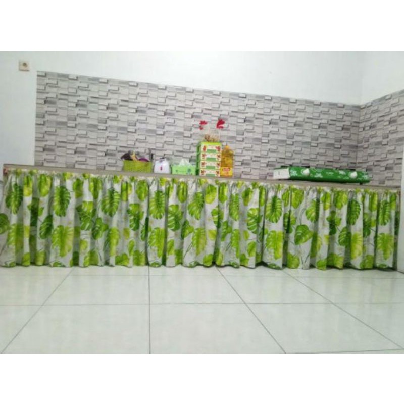 IBC Gorden kolong dapur monstera hijau pupus,tosca,dongker