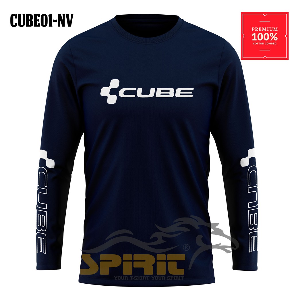 Kaos sepeda CUBE terbaru lengan panjang tshirt pria wanita goes all size big size