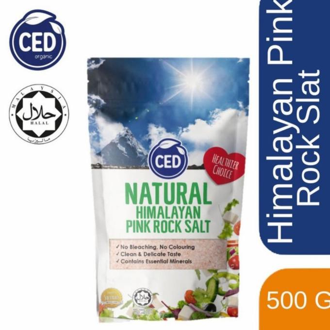 

[[COD]] CED Himalayan Rock Salt 500gr/ Garam Himalaya 100% Natural FREE ONGKIR Kode 1382