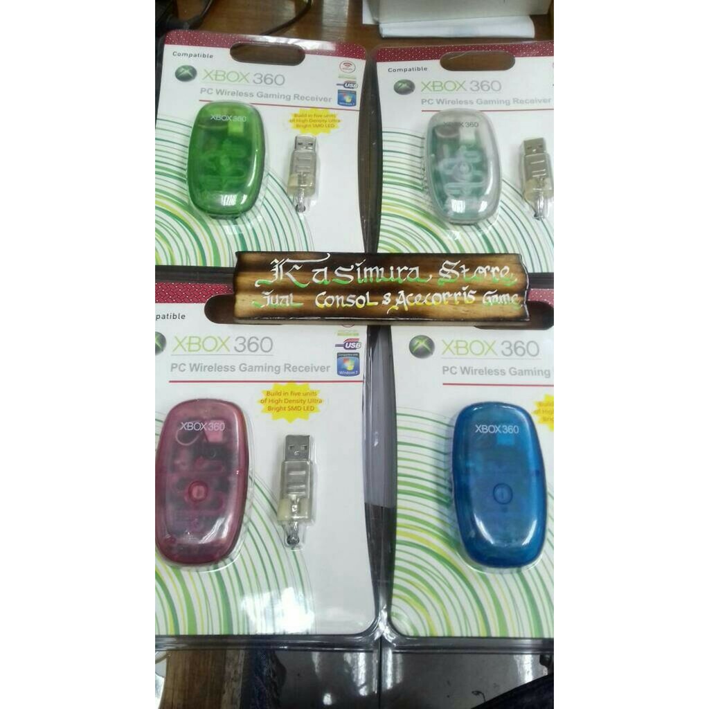 Unik RECEIVER   CONVERTER STIK XBOX 360   STICK XBOX 360 TO PC LAMPU Berkualitas