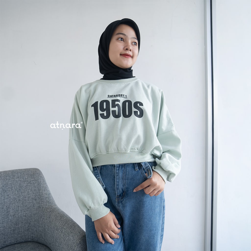 Nara Grosir - 1950s Sweater | Sweater Crop Wanita