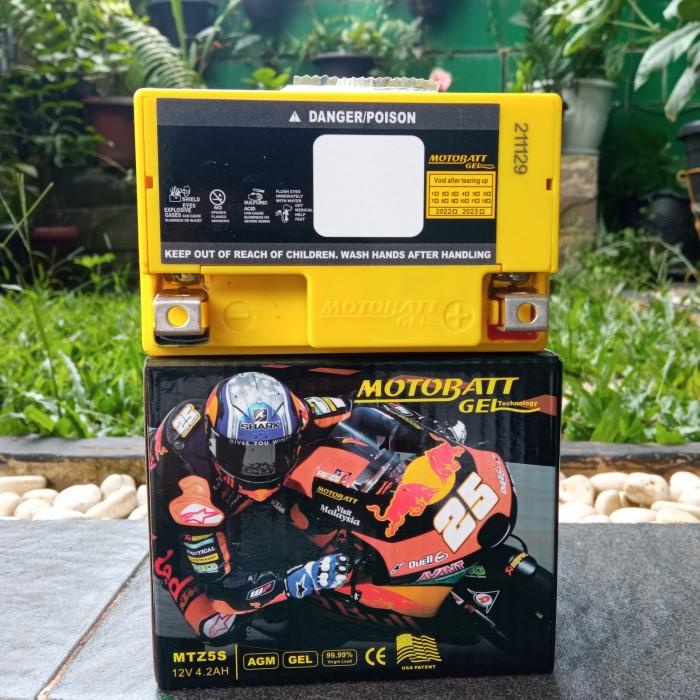 AKI ACCU MOTOBATT MTZ5S AKI MOTOR BEAT FI KARBU,VARIO 110 SCOOPY SPACY