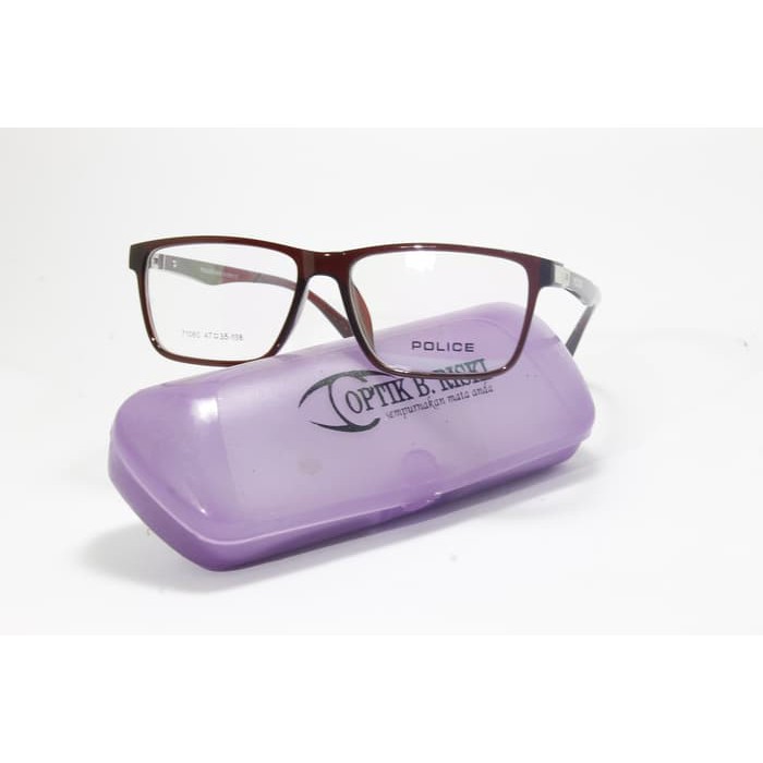 Ready                frame kacamata minus 71060 (frame+lensa) police pria wanita
