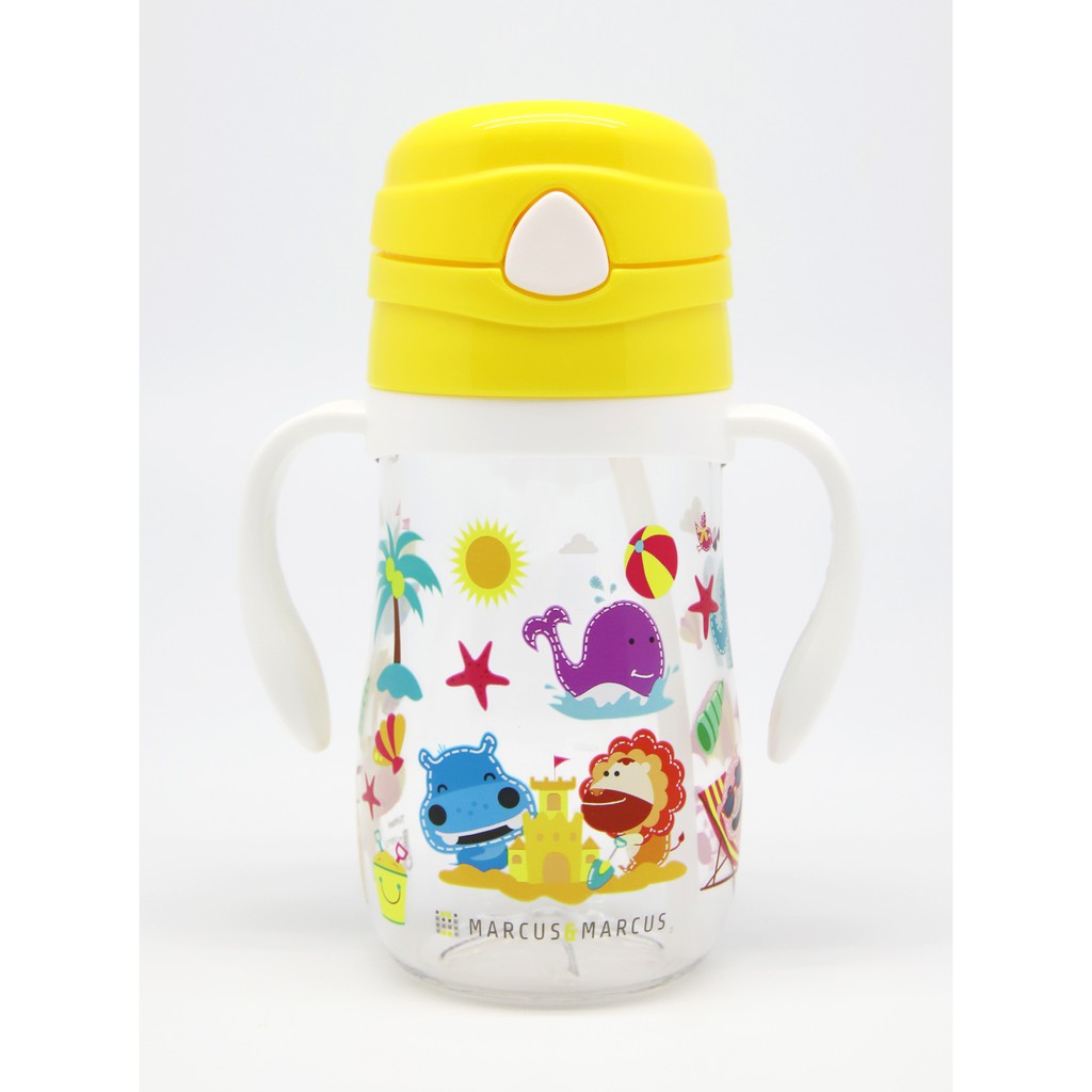 Marcus&amp;Marcus Tritan Straw Bottle / marcus / marcus botol minum / marcus straw bottle