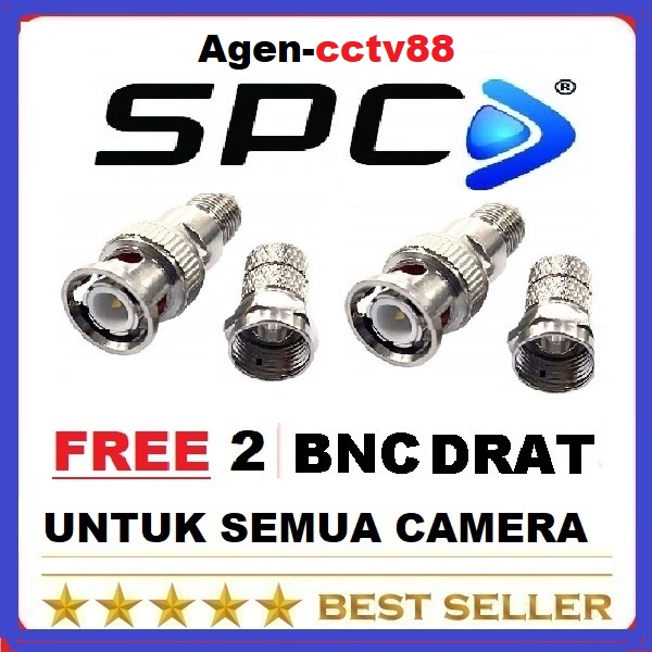 KAMERA CCTV SPC AURA COLORVU Outdoor 2MP Full Color 24Jam Selalu Berwarna Free 2 BNC Drat