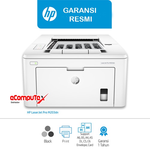 PRINTER HP LASERJET M203DN   MONO A4 / PRINT HP LASER JET   M 203DN / M 203 DN GARANSI   RESMI