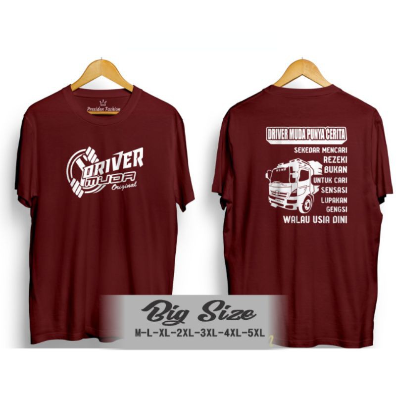 Ready Kaos balap/kaos driver muda original by Ha'el clothing big size S M L XL 2XL 3XL 4XL 5XL