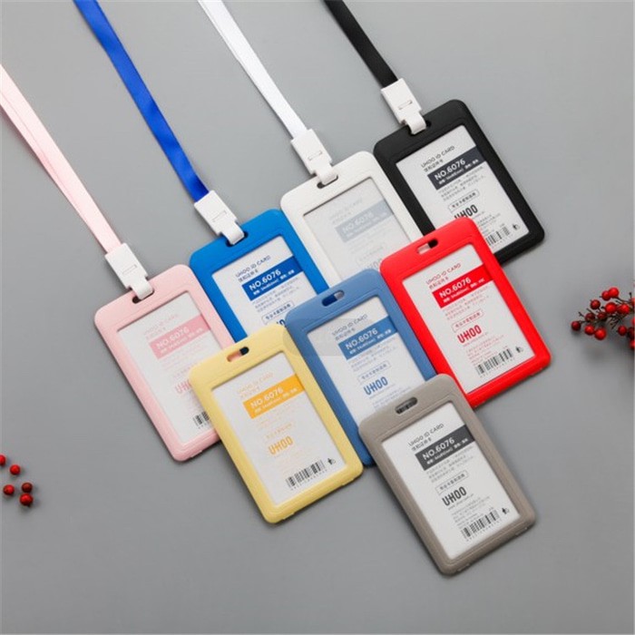 

Tempat Kartu Unik / ID Card Holder Motif Polos For Kartu MRT Lux 12th