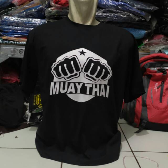 Kaos sablon muaythai