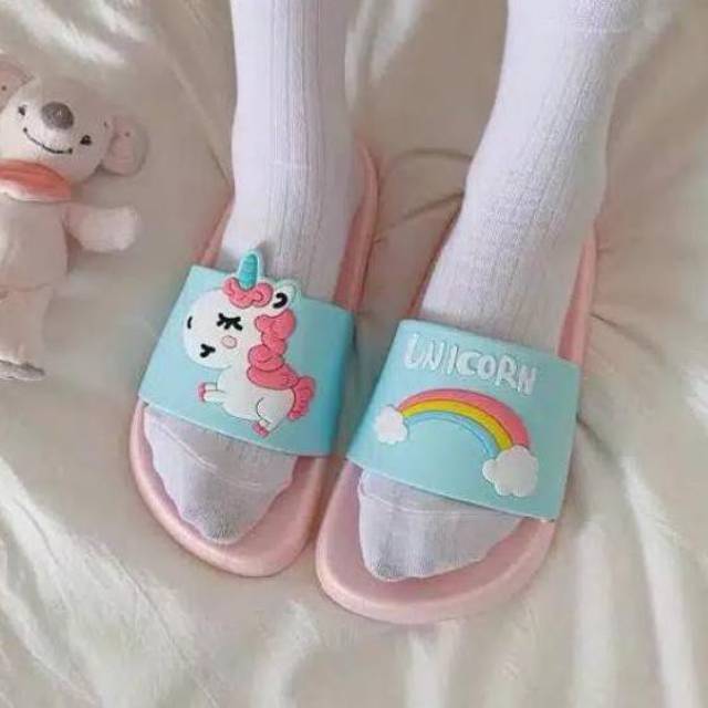 Sandal unicorn import sandal slip Fygaleri