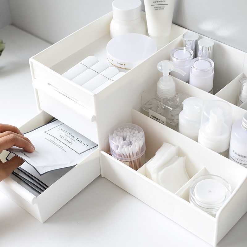 Rak Organizer Make Up Kosmetik Rack House Container M - ASS319